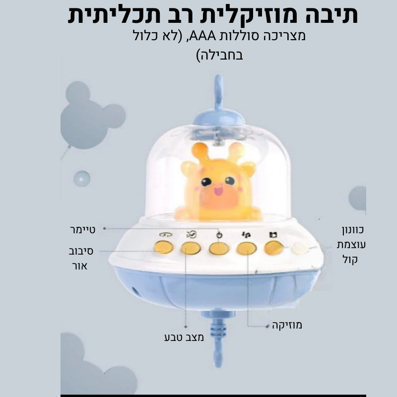 מובייל לעריסת תינוק